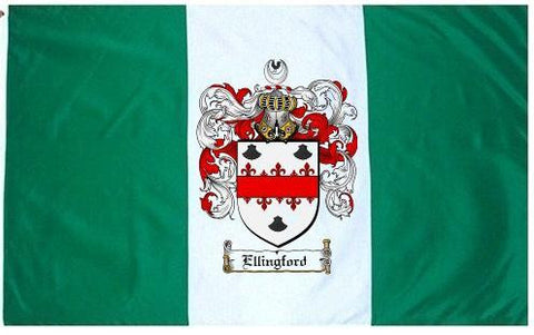 Ellingford family crest coat of arms flag