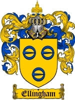 Ellingham coat of arms family crest download