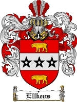 Ellkens coat of arms family crest download