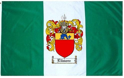 Ellmore family crest coat of arms flag