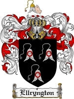 Ellryngton coat of arms family crest download
