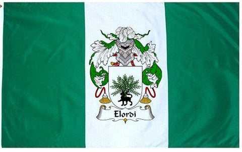 Elordi family crest coat of arms flag