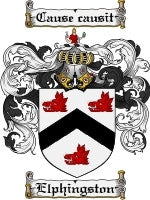 Elphingston coat of arms family crest download