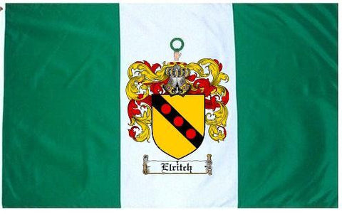 Elritch family crest coat of arms flag