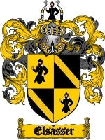 Elsasser coat of arms family crest download