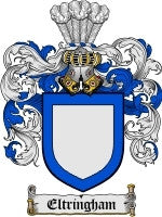 Eltringham coat of arms family crest download