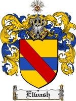 Elwash coat of arms family crest download