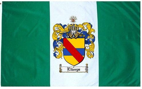Elweys family crest coat of arms flag