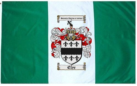 Elye family crest coat of arms flag