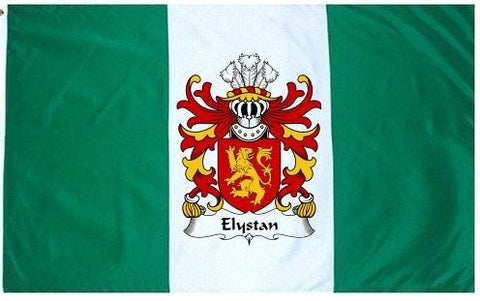 Elystan family crest coat of arms flag