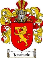 Emanuele coat of arms family crest download