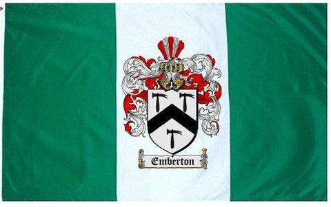 Emberton family crest coat of arms flag