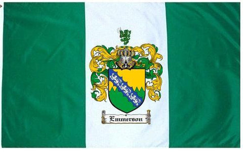 Emmerson family crest coat of arms flag