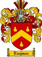 Empson coat of arms family crest download