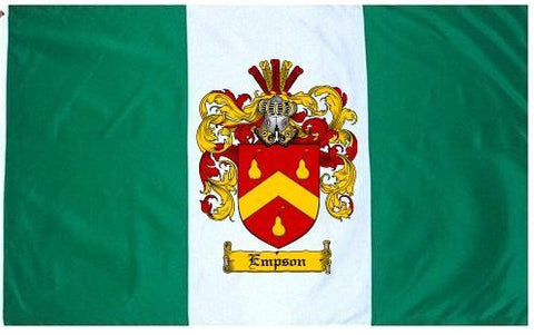 Empson family crest coat of arms flag