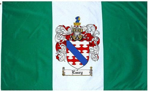 Emry family crest coat of arms flag