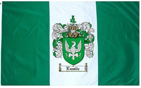 Emslie family crest coat of arms flag