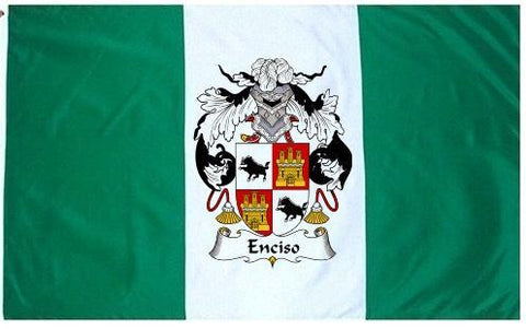 Enciso family crest coat of arms flag