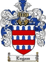 Engam coat of arms family crest download