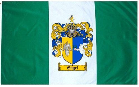 Engel family crest coat of arms flag