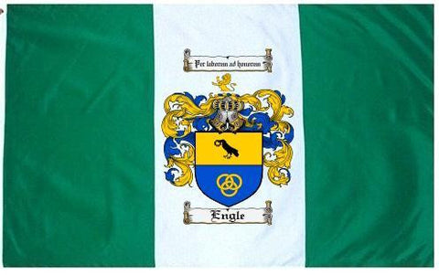 Engle family crest coat of arms flag