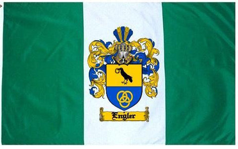 Engler family crest coat of arms flag