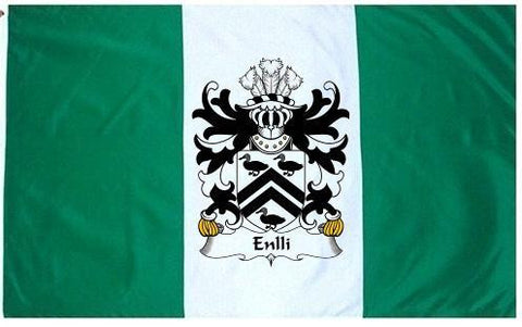 Enlli family crest coat of arms flag