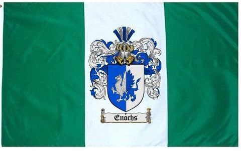 Enochs family crest coat of arms flag