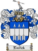 Enrick coat of arms family crest download