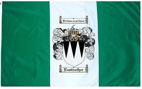 Enstrother family crest coat of arms flag
