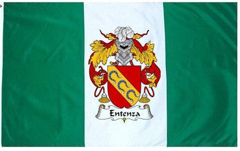 Entenza family crest coat of arms flag