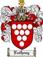 Enthony coat of arms family crest download