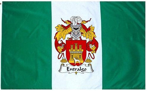 Entralgo family crest coat of arms flag