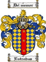 Entrobus coat of arms family crest download