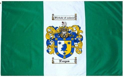 Enyes family crest coat of arms flag