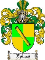 Epinay coat of arms family crest download