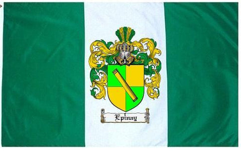 Epinay family crest coat of arms flag
