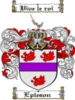 Epleson coat of arms family crest download