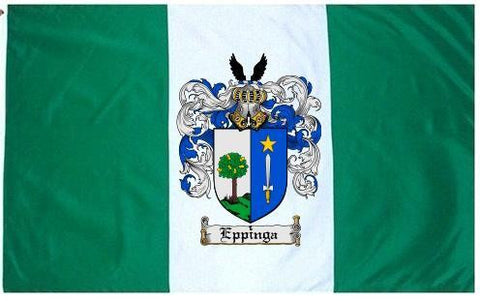 Eppinga family crest coat of arms flag