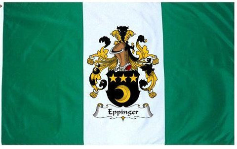 Eppinger family crest coat of arms flag