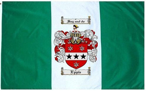 Epple family crest coat of arms flag