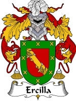 Ercilla coat of arms family crest download