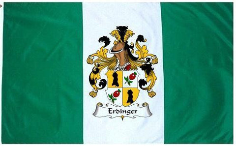 Erdinger family crest coat of arms flag