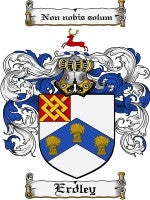 Erdley coat of arms family crest download