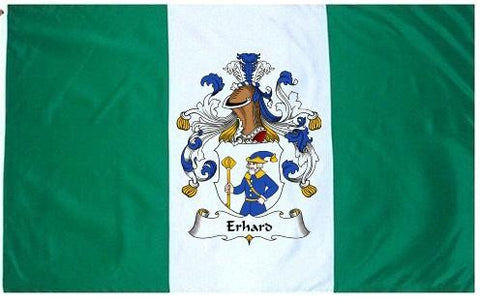 Erhard family crest coat of arms flag