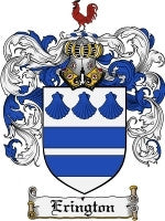 Erington coat of arms family crest download
