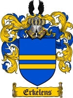 Erkelens coat of arms family crest download