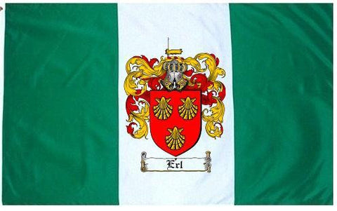 Erl family crest coat of arms flag