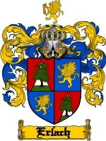 Erlach coat of arms family crest download