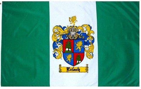 Erlach family crest coat of arms flag